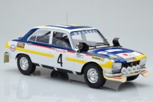 Peugeot 504 Ti #4 T. Makinen / H. Liddon Rally Morocco 1975 IXO 1:18 18RMC044B Metāls — attēls 4 no 6