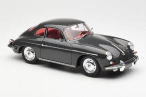 Porsche 356B 2000 GS Carrera 2 Pelēks GT Spirit 1:18 GT793 Sveķi — attēls 4 no 6