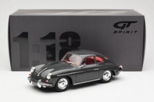 Porsche 356B 2000 GS Carrera 2 Pelēks GT Spirit 1:18 GT793 Sveķi — attēls 6 no 6