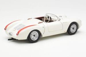 Porsche 550 Spyder 70 Gadu Izdevums Balts Schuco 1:18 450033300 Metāls — attēls 3 no 8