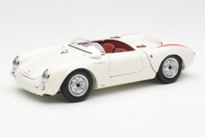 Porsche 550 Spyder 70 Gadu Izdevums Balts Schuco 1:18