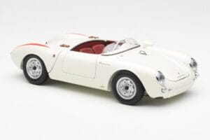 Porsche 550 Spyder 70 Gadu Izdevums Balts Schuco 1:18 450033300 Metāls — attēls 6 no 8