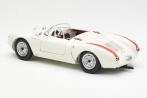 Porsche 550 Spyder 70 Gadu Izdevums Balts Schuco 1:18 450033300 Metāls — attēls 7 no 8