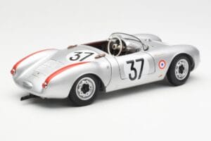 Porsche 550 RS Spyder #37 H. Polensky / R. von Frankenberg 24 Hours of Le Mans 1955 Schuco 1:18 450033400 Metāls — attēls 3 no 8