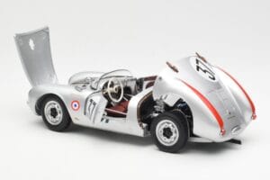 Porsche 550 RS Spyder #37 H. Polensky / R. von Frankenberg 24 Hours of Le Mans 1955 Schuco 1:18 450033400 Metāls — attēls 5 no 8