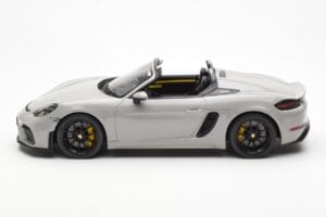 Porsche 718 Spyder Crayon Pelēks GT Spirit 1:18 GT436 Sveķi — attēls 3 no 6