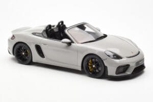 Porsche 718 Spyder Crayon Pelēks GT Spirit 1:18 GT436 Sveķi — attēls 4 no 6