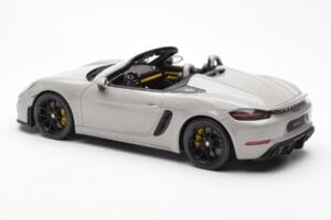 Porsche 718 Spyder Crayon Pelēks GT Spirit 1:18 GT436 Sveķi — attēls 5 no 6