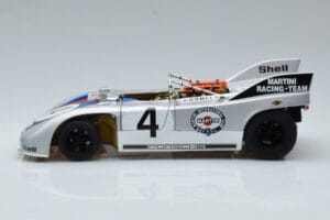 Porsche 908/03 #4 V. Elford / G. Larrousse 1000km Nurburgring 1971 AUTOart 1:18 87181 Metāls — attēls 4 no 8