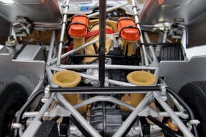 Porsche 908/03 #4 V. Elford / G. Larrousse 1000km Nurburgring 1971 AUTOart 1:18 87181 Metāls — attēls 7 no 8