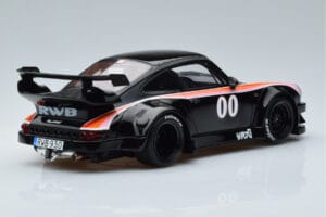 Porsche 911 930 RWB Yaju Melns GT Spirit 1:18 GT413 Sveķi — attēls 2 no 6