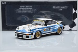 Porsche 911 934 Tebernum Racing Team #52 T. Schenken Nurburgring 300km 1976 Minichamps 1:18 155766452 Metāls — attēls 6 no 6