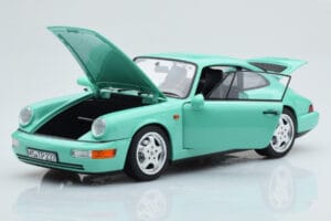 Porsche 911 964 Carrera 2 Mint Zaļš Norev 1:18 187327 Metāls — attēls 2 no 8