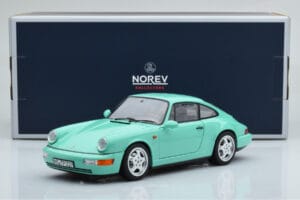 Porsche 911 964 Carrera 2 Mint Zaļš Norev 1:18 187327 Metāls — attēls 8 no 8