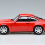 Porsche 911 964 Carrera 2 Sarkans Norev 1:18 187320 Metāls - image 4 of 7