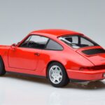 Porsche 911 964 Carrera 2 Sarkans Norev 1:18 187320 Metāls - image 6 of 7