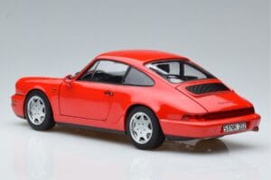 Porsche 911 964 Carrera 2 Sarkans Norev 1:18 187320 Metāls — attēls 6 no 7