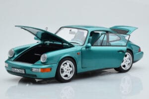Porsche 911 964 Carrera 2 Wimbledon Zaļš Norev 1:18 187329 Metāls — attēls 2 no 8