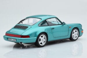 Porsche 911 964 Carrera 2 Wimbledon Zaļš Norev 1:18 187329 Metāls — attēls 4 no 8