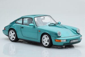 Porsche 911 964 Carrera 2 Wimbledon Zaļš Norev 1:18 187329 Metāls — attēls 6 no 8