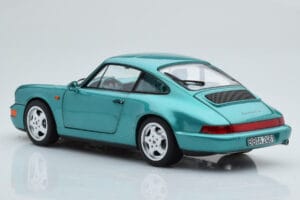 Porsche 911 964 Carrera 2 Wimbledon Zaļš Norev 1:18 187329 Metāls — attēls 7 no 8