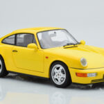 Porsche 911 964 Carrera 2 Dzeltens Norev 1:18 - image 6 of 8