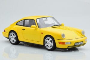 Porsche 911 964 Carrera 2 Dzeltens Norev 1:18 187328 Metāls — attēls 6 no 8