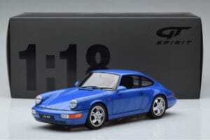 Porsche 911 964 Carrera RS 3.6 Zils GT Spirit 1:18 GT887 Sveķi — attēls 6 no 6