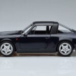 Porsche 911 964 Carrera 4 Targa Zils Norev 1:18 187340 Metāls - image 4 of 8