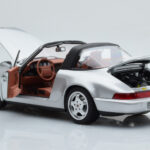 Porsche 911 964 Carrera 4 Targa Polar Sudrabs Norev 1:18 - image 3 of 9