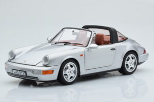 Porsche 911 964 Carrera 4 Targa Polar Sudrabs Norev 1:18
