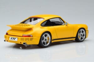Porsche 911 964 RUF CTR Anniversary Blossom Dzeltens Almost Real 1:18 880301 Metāls — attēls 3 no 8