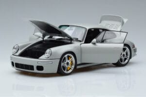 Porsche 911 964 RUF SCR Chalk Pelēks Almost Real 1:18 880204 Metāls — attēls 2 no 7