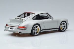 Porsche 911 964 RUF SCR Chalk Pelēks Almost Real 1:18 880204 Metāls — attēls 3 no 7