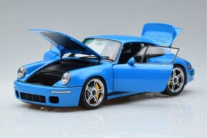 Porsche 911 964 RUF SCR Mexico Zils Almost Real 1:18 880202 Metāls — attēls 2 no 10