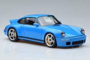 Porsche 911 964 RUF SCR Mexico Zils Almost Real 1:18 880202 Metāls — attēls 6 no 10