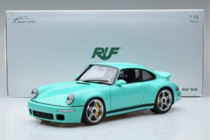 Porsche 911 964 RUF SCR Pearl Mint Zaļš Almost Real 1:18 880206 Metāls — attēls 10 no 10