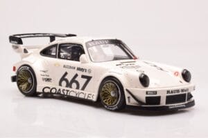 Porsche 911 964 RWB Coast Cycle GT Spirit 1:18 GT410 Sveķi — attēls 4 no 6