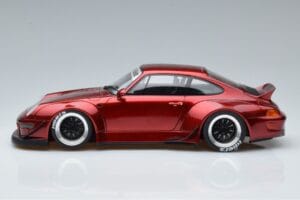 Porsche 911 964 RWB Duck Tail Candy Apple GT Spirit 1:18 GT759 Sveķi — attēls 3 no 6