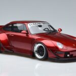 Porsche 911 964 RWB Duck Tail Candy Apple GT Spirit 1:18 GT759 Sveķi - image 4 of 6
