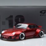Porsche 911 964 RWB Duck Tail Candy Apple GT Spirit 1:18 GT759 Sveķi - image 6 of 6