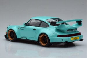 Porsche 911 964 RWB Tiffany Zils GT Spirit 1:18 GT875 Sveķi — attēls 5 no 6