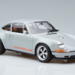 Porsche 911 964 Singer Pelēks GT Spirit 1:18 GT088 Sveķi - image 4 of 6