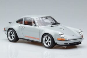 Porsche 911 964 Singer Pelēks GT Spirit 1:18 GT088 Sveķi — attēls 4 no 6
