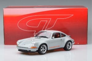 Porsche 911 964 Singer Pelēks GT Spirit 1:18 GT088 Sveķi — attēls 6 no 6