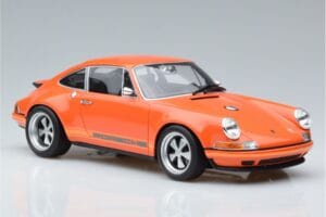 Porsche 911 964 Singer Oranžs Īpašais Izdevums GT Spirit 1:18 ZM049 Sveķi — attēls 4 no 6