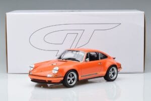 Porsche 911 964 Singer Oranžs Īpašais Izdevums GT Spirit 1:18 ZM049 Sveķi — attēls 6 no 6