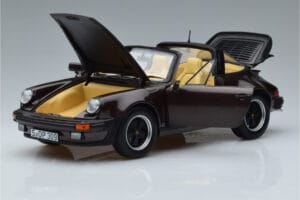 Porsche 911 964 Turbo Targa Brūns Norev 1:18 187665 Metāls — attēls 2 no 8