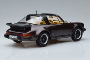 Porsche 911 964 Turbo Targa Brūns Norev 1:18 187665 Metāls — attēls 3 no 8