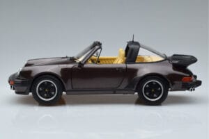 Porsche 911 964 Turbo Targa Brūns Norev 1:18 187665 Metāls — attēls 5 no 8